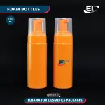 Orange Foam Pump Bottles - 150 ML