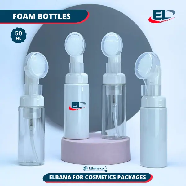 Foam Pump Bottles With Brush 50ML