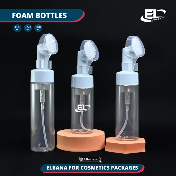 Foam Pump Bottles With Brush