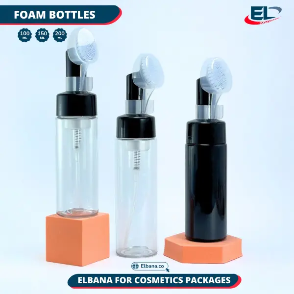 Foam Pump Bottles With Brush