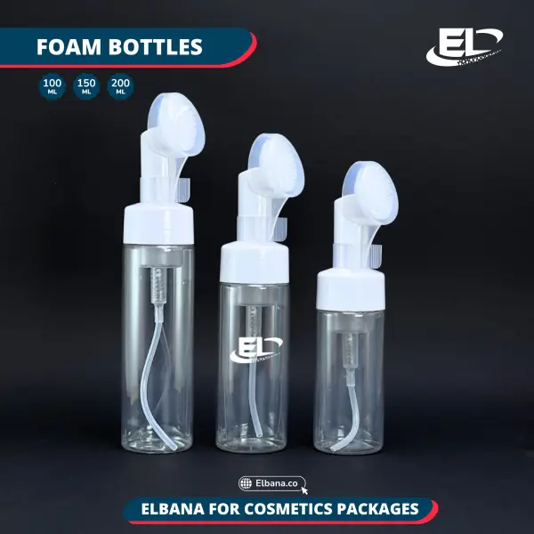 Foam Pump Bottles With Brush