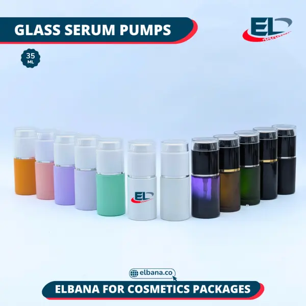 Glass Serum Pumps - 35ML