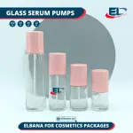 Glass Serum Pumps - Clear Bottle
