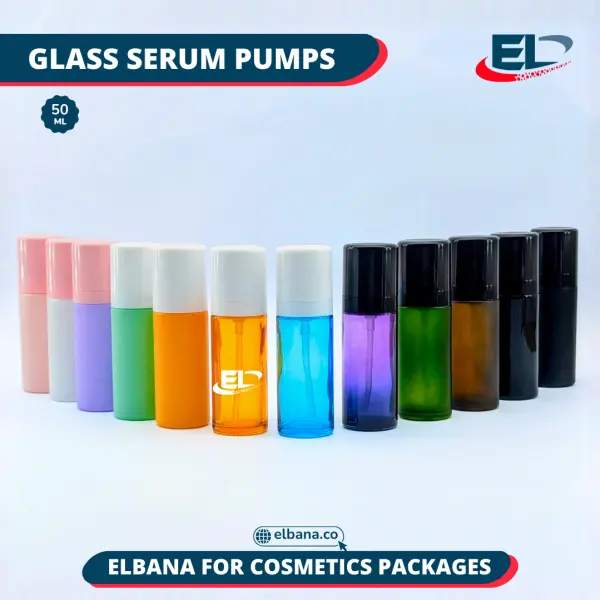 Glass Serum Pumps - 50ML