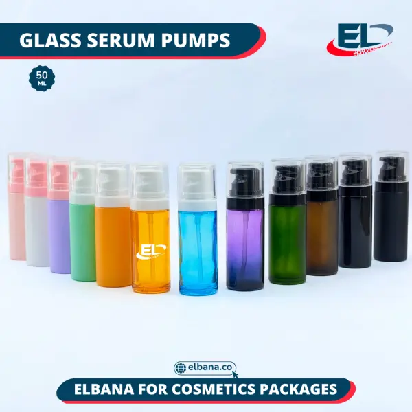 Glass Serum Pumps - 50ML