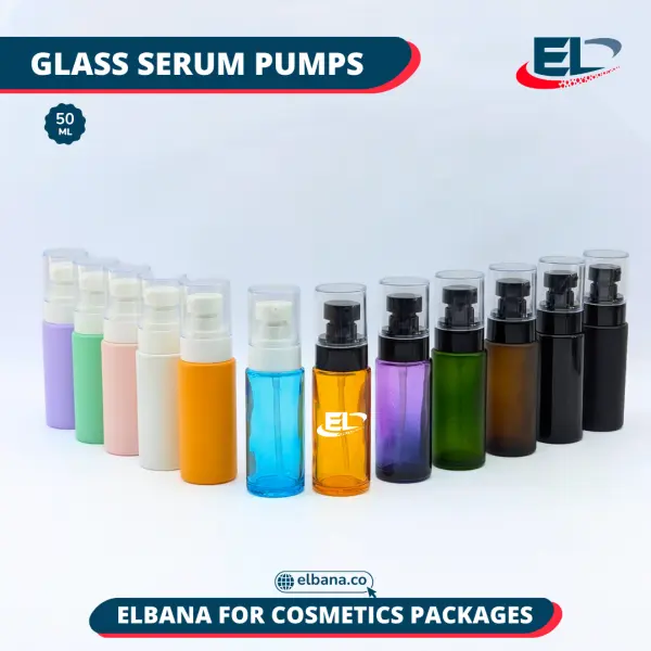 Glass Serum Pumps -50ML