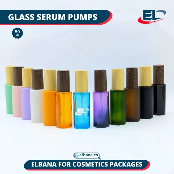 Glass Serum Pumps - 50ML