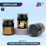 Amber Airless Jars Acrylic - 50G