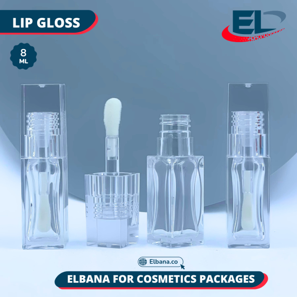 Transparent Lip Gloss Packaging - 8ML