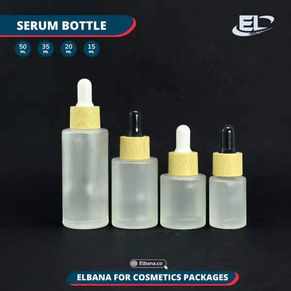 Serum Dropper Bottles (Neck 20) Packaging - Frosted Bottle