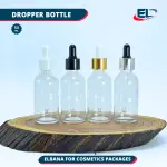 Boston Bottles (Neck 20) Packaging - Clear Bottle 50ML