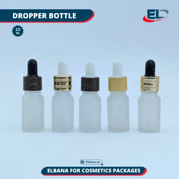 Dropper Bottles (Neck 18) Packaging - White Bottle 10ML