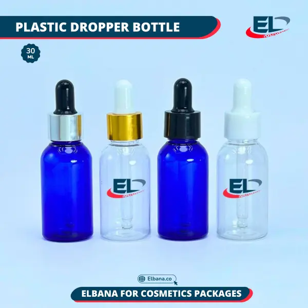 Plastic Dropper Bottles (Neck 18) Packaging - 30ML
