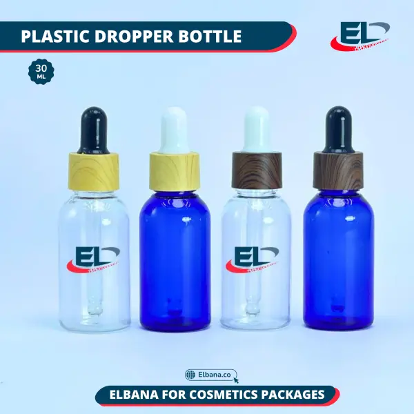 Plastic Dropper Bottles (Neck 18) Packaging - 30ML