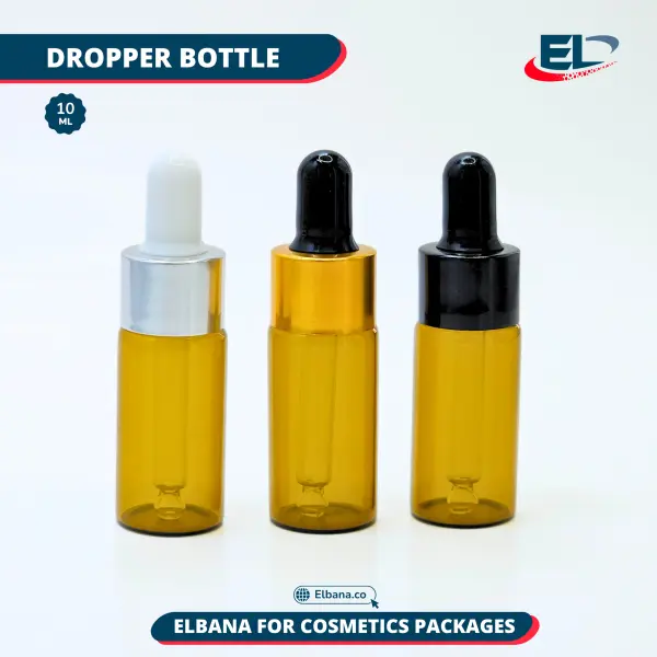 Dropper Bottles (Neck 18) Packaging - 10ML