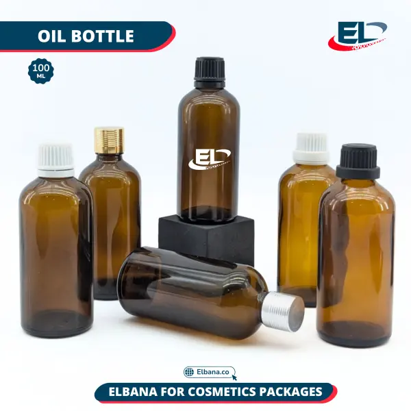 Oil Bottles Packaging - Amber Bottle 100ML