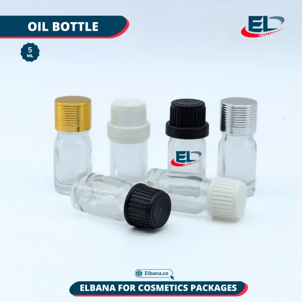Oil Bottles Packaging - Clear Bottle 5ML