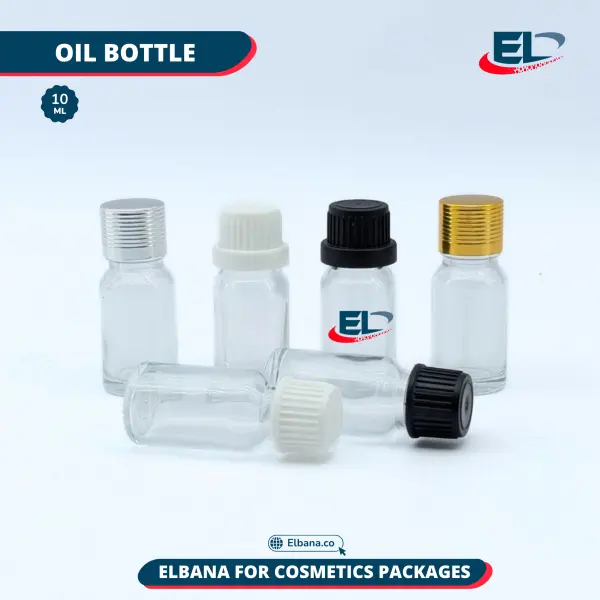 Oil Bottles Packaging - Clear Bottle 10ML