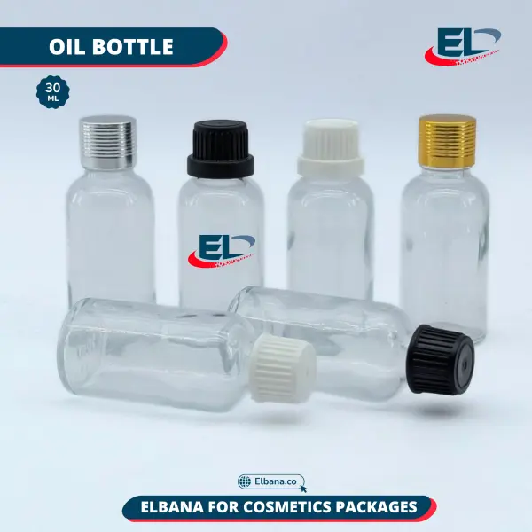 Oil Bottles Packaging -Clear Bottle 30ML