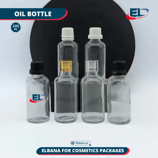 Oil Bottles Packaging - Clear Bottle 100ML