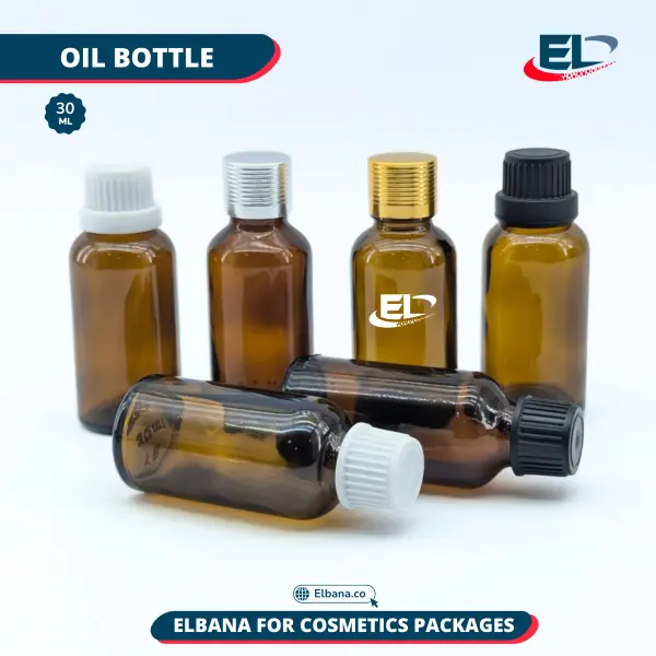 Oil Bottles Packaging -Amber Bottle 30ML