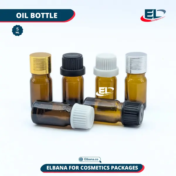 Oil Bottles Packaging -Amber Bottle 5ML